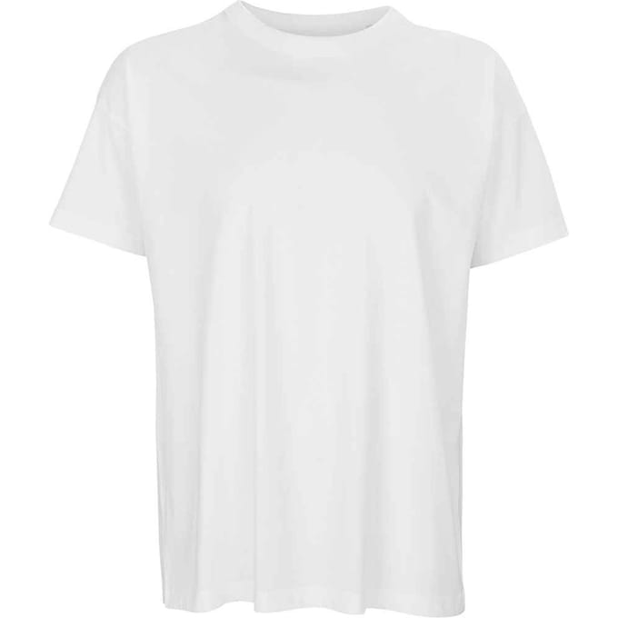 SOLS Heren Boxy Oversized T-shirt (Wit)
