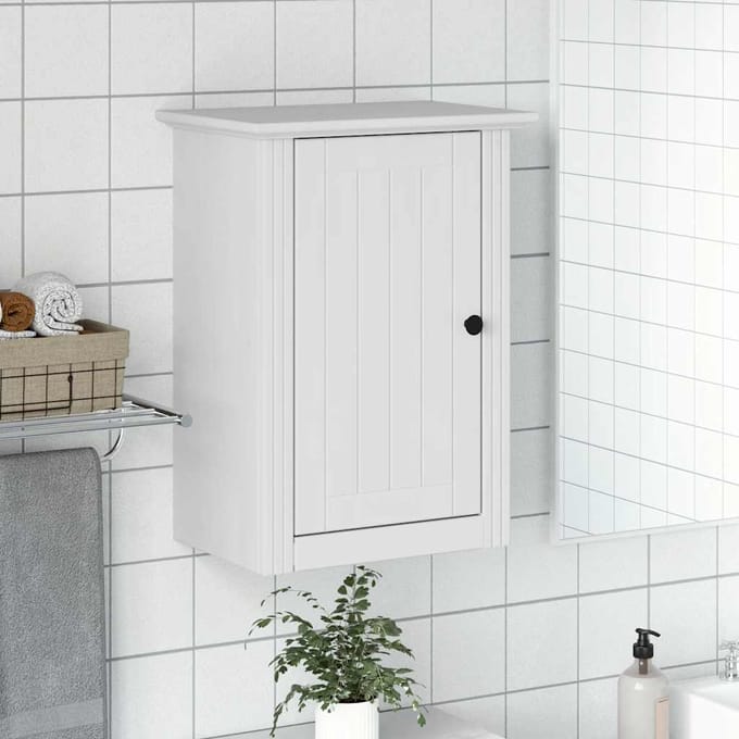 Meuble Haut Mural de Salle de Bain BODO Blanc 44 x 30 x 60 cm