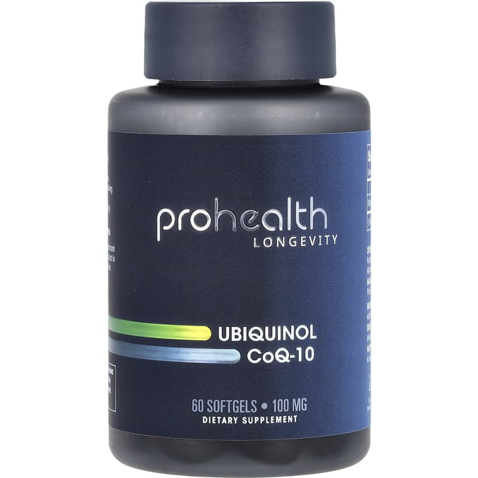 Ubiquinol CoQ-10, 100 mg, 60 zachte capsules