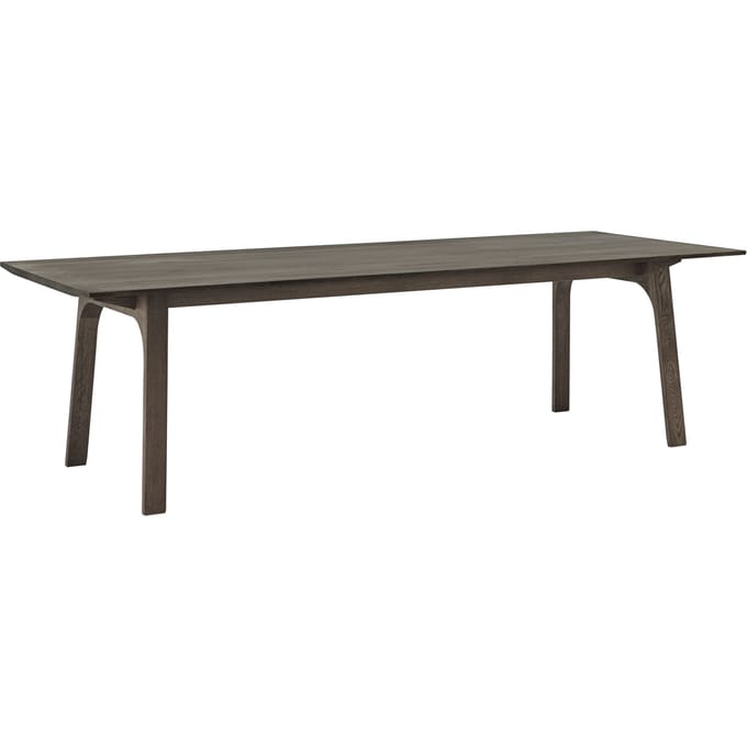 Muuto Earnest uitschuifbare tafel - dark oiled oak - 260 x 100 cm