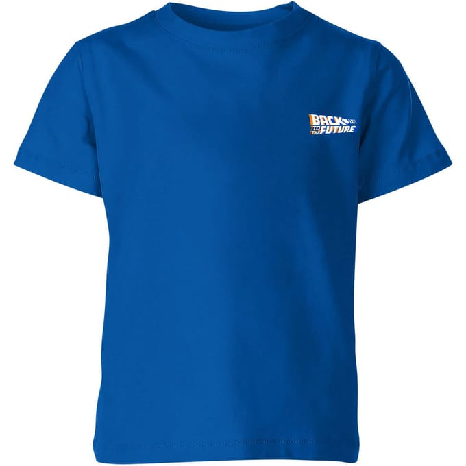 Back To The Future Kids' T-Shirt - Blue - 98/104 (3-4 jaar)
