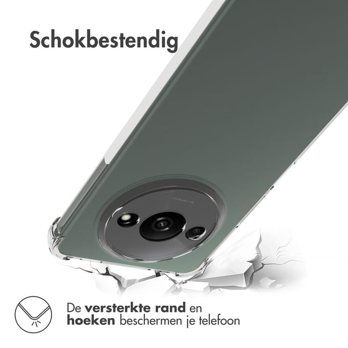 imoshion Hoesje - Geschikt voor Xiaomi Redmi A3 - Shockproof Case - Transparant