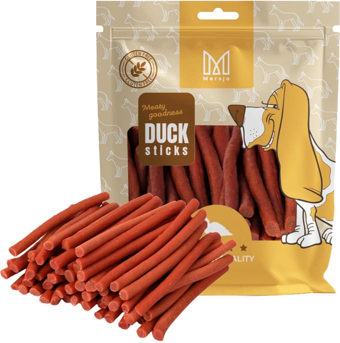 Mersjo - Hondensnack - Kabanosy met Eend - 500g