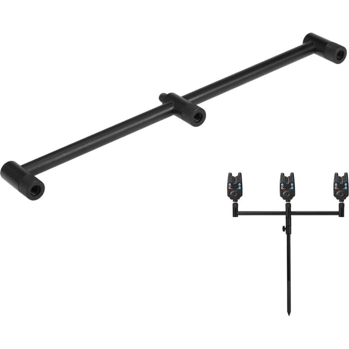 Karpervissen Buzz Bars Hengelhouder Hengelsteun Visserijalarm 36cm  1pcs gray