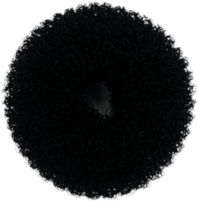 Haardonut - knotrol - knot maken - zwart - klein