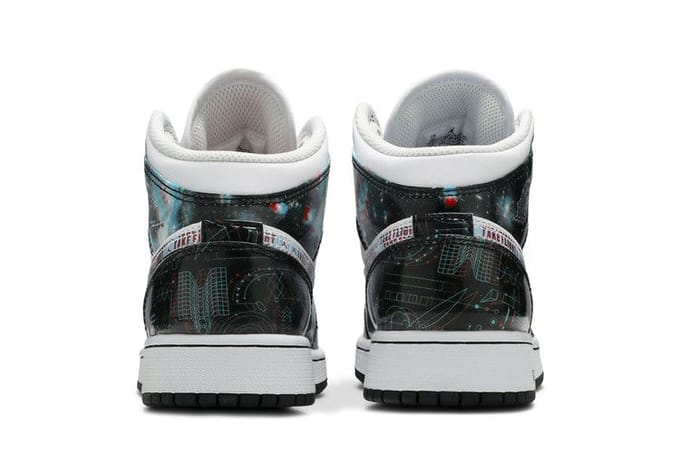 Jordan 1 Mid SE Take Flight (GS) 36 white
