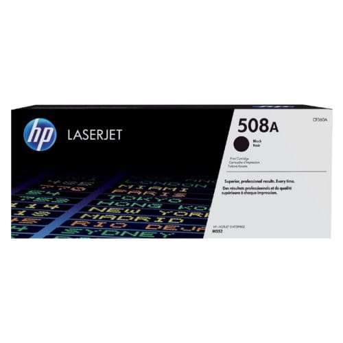Tonercartridge hp cf360a 508a zwart