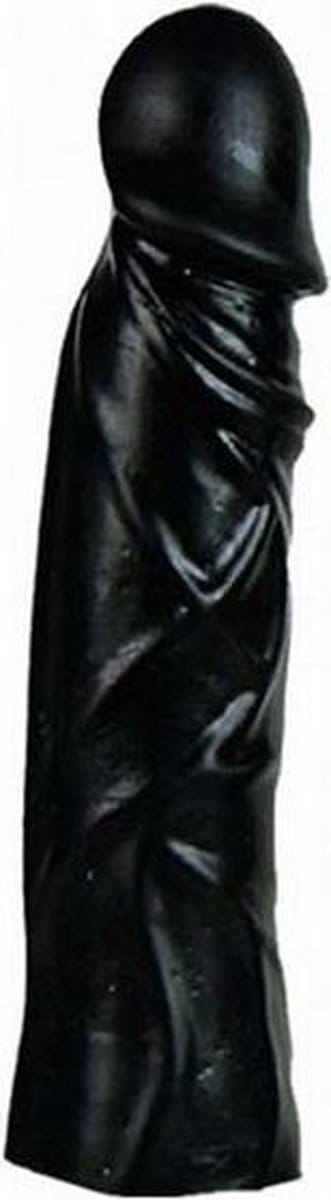BP - Dildo zonder Scrotum - 18 cm - Zwart