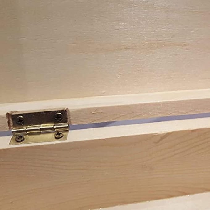 Houten doos 29 x 21 x 7 cm - Decoratieve opslagoplossing