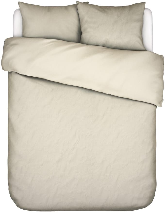 Essenza Philippine Dekbedovertrek Katoenmix Vanille - Tweepersoons – 200x200/220 cm