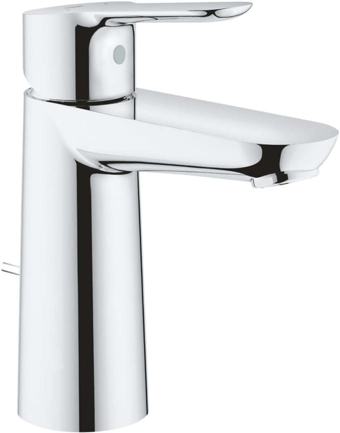 Grohe BauEdge - Wastafelkraan, met waste, chroom 23822000