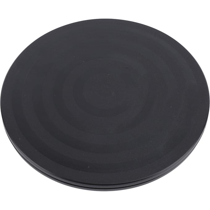 Draaiplateau Plastic 20cm Diameter 360 Graden Draaiend Draaiplateau Spin Display Standaard voor TV's black