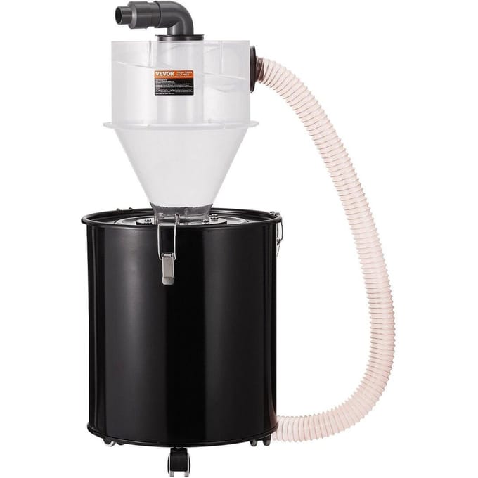Cycloonstofafscheider met Tank Stofzuigerafscheider 4  voor 50L Tank