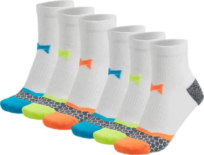 Xtreme - Lage hardloopsokken - Wit - 6-PACK - 35/38 -