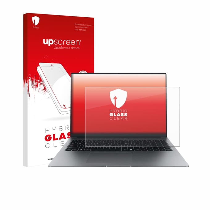 upscreen - Screenprotector voor Honor MagicBook X16 Plus 2025 - Folie Beschermfolie Beschermglas transparant