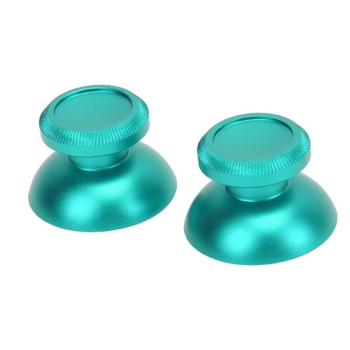 2 PCS Capuchons de joystick en alliage d'aluminium, poignées de joystick de pouce de remplacement, accessoires pour console de jeu