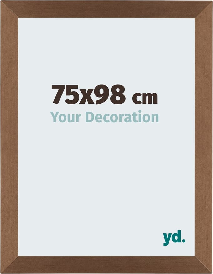 Your Decoration - Fotolijst 75x98 cm - MDF - Koper Decor - Mura