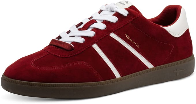 Tamaris Sneaker 1-23624-43 537 dames lage damesschoenen leer M2362443 rood