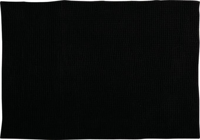 MSV Badmat - CHENILLE - Badkamermat - Microvezel - Zwart