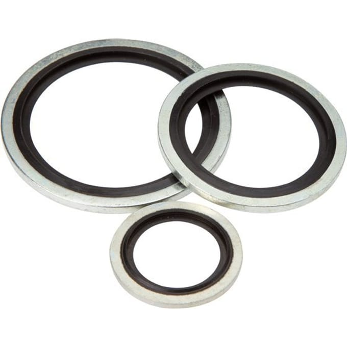 G 1/8" RVS/FKM Hydraulische Multiseal 10.4 x 15.9 x 2 mm [2 Stuks]