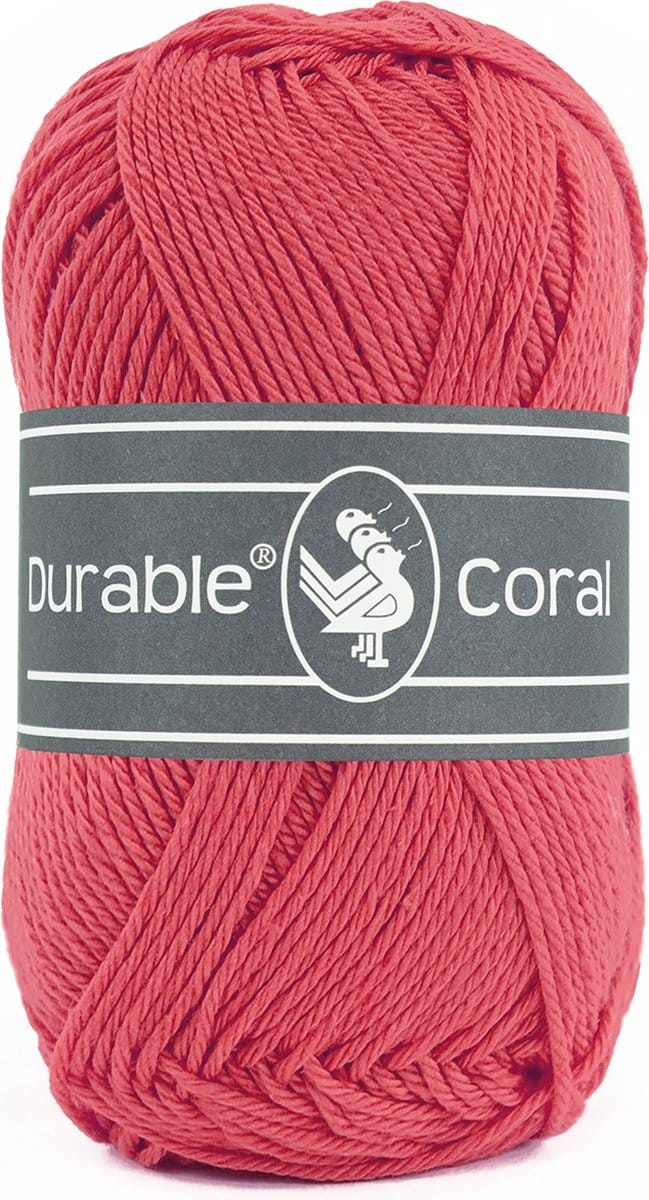 Durable Coral - 221 holly berry - Gemerceriseerd Katoen Garen