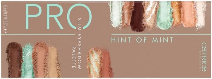 Slim Oogschaduw Palette met Mint Tint