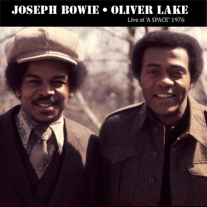Joseph Bowie & Oliver Lake - Live At A-Space 1976 (CD) (Remastered)