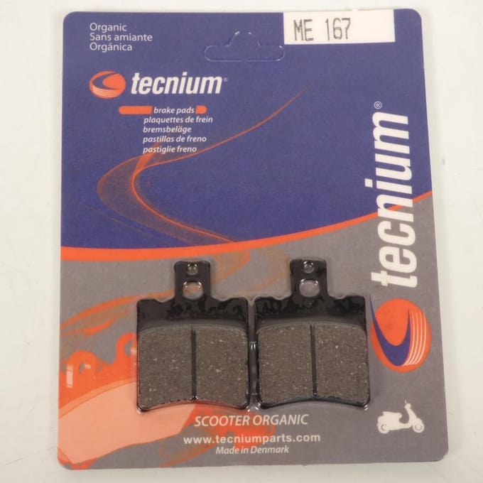 Plaquette de frein Tecnium pour Scooter Beta 50 Ark Lc 1996 à 2012 AV / AR Neuf