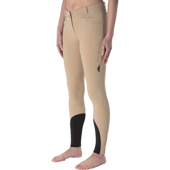 Rijbroek mid grip dames Equiline Eqash Strass