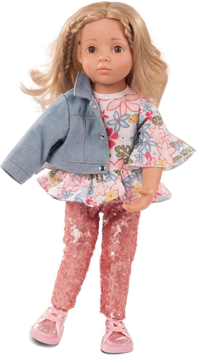 Götz poppenkleding combi set 4 delig voor pop van 45-50cm