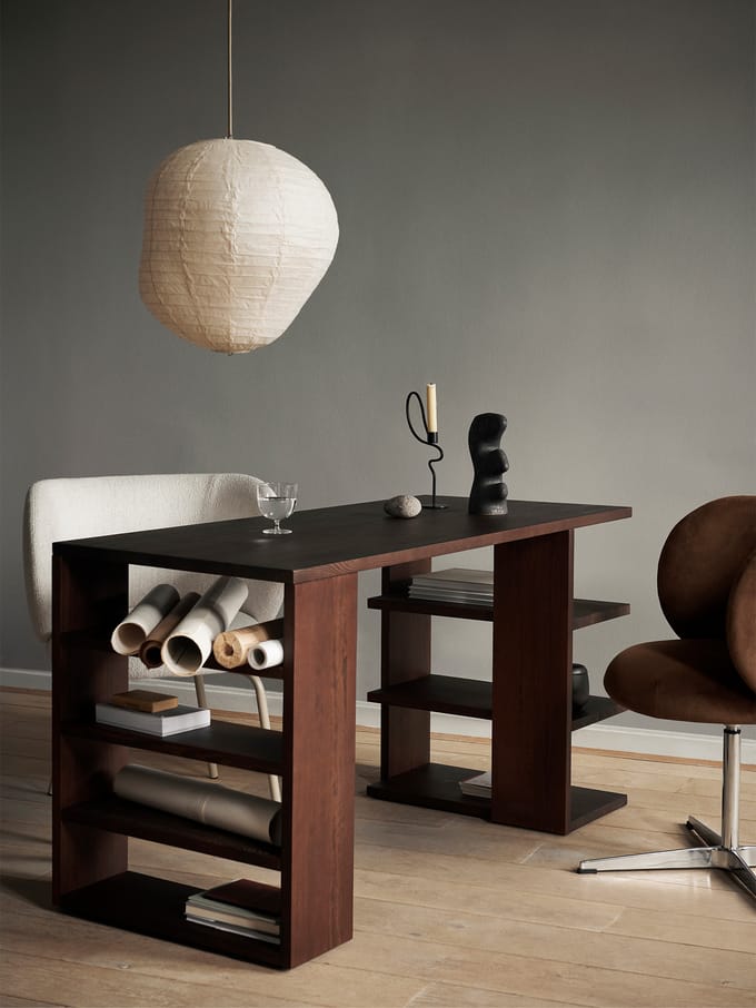 Ferm Living Kurbis lampenkap - Ø 60 cm - natuur