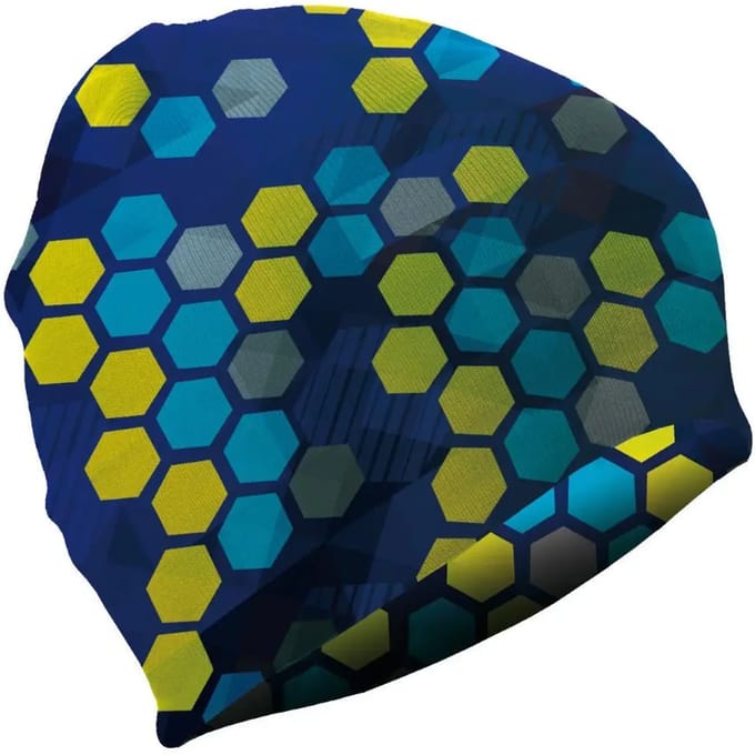 Verlichte muts MATT Neon Hexagon