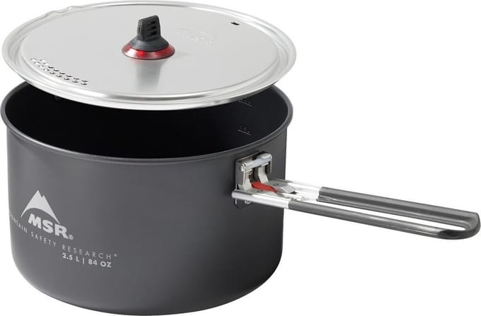 MSR Ceramic Pot 2,5L - Lichtgewicht kampeerpan met anti-aanbaklaag