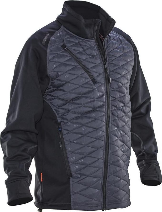Jobman 5182 Padded Isolation Jacket 65518253 - Donkergrijs/Zwart - M