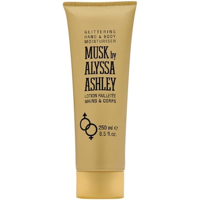 Alyssa Ashley Musk Glitterende Hand & Body Lotion Lichaamsverzorging Dames 250 ml