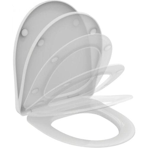 Ideal Standard life A WC seat round shape, removable, with softclosing T467701