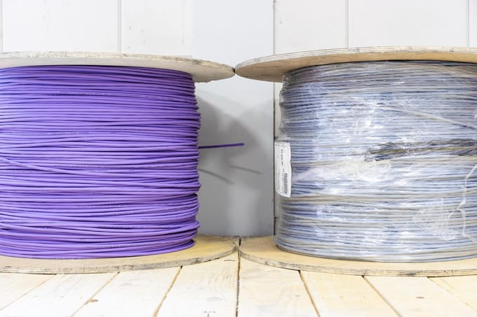 RS485 Modbus kabel 2pr 24 AWG Halogeenvrij - 25 Meter