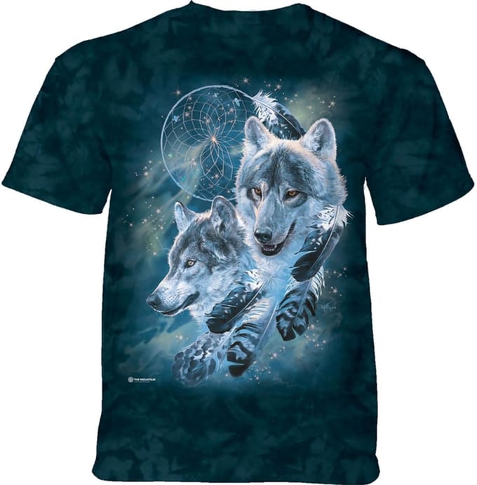 T-shirt Dreamcatcher Wolf Collage S