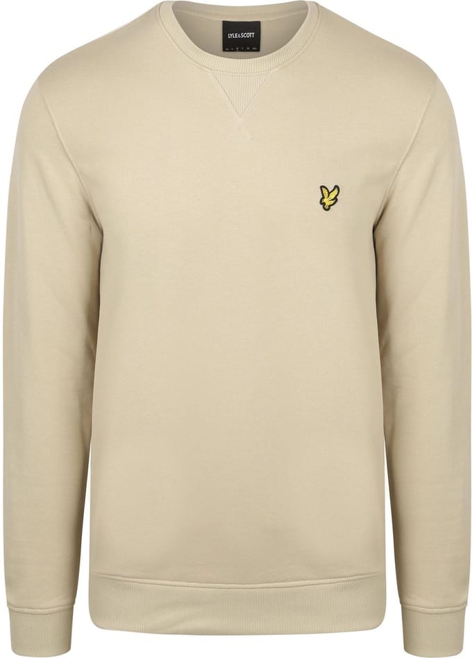 Lyle & Scott Sweater Greige - Maat S - Heren - Sweaters