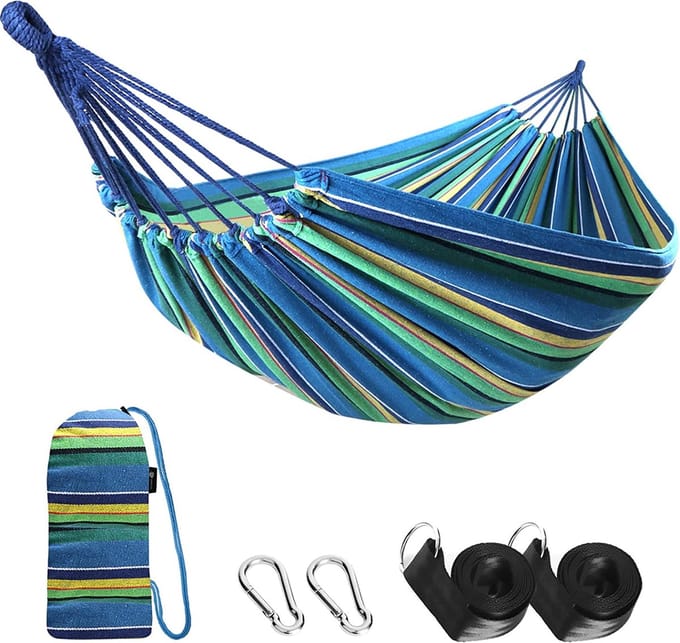 Hammock – hangmat – stevige hangmat – binnen en buiten – premium