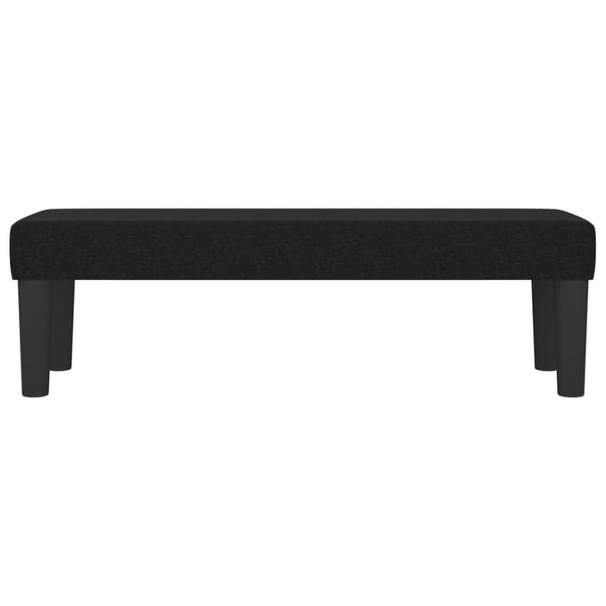 Vidaxl Bank, Zwart, 100X30X30 Cm, Bekleed met Stof