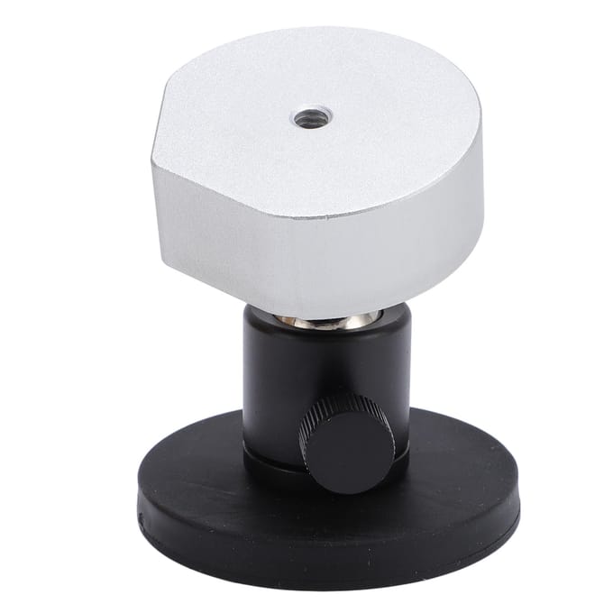 Support de montage magnétique pour toit de voiture, en alliage d'aluminium, angle réglable, pour satellite noir