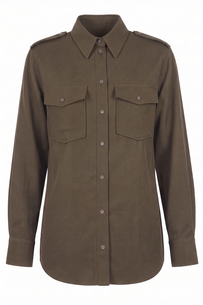 Ottod'ame - Shirt - 480354 - Oliva