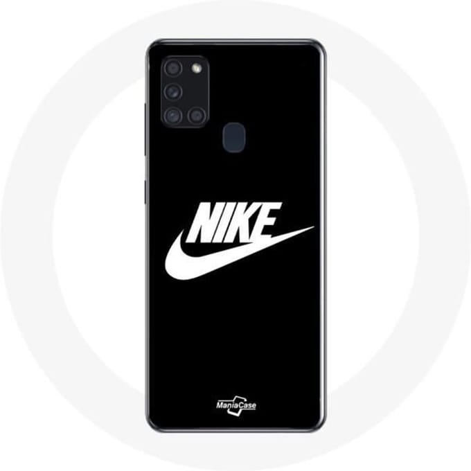 Coque - Maniacase - Galaxy A21S - Nike Logo - Souple - Noir et Blanc blanc