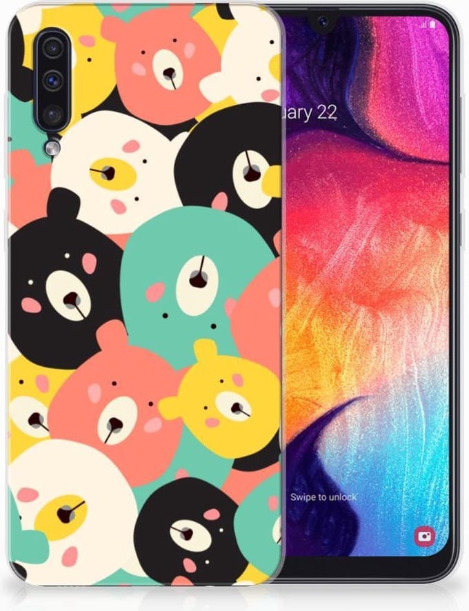 Samsung Galaxy A50 Telefoonhoesje met Naam Bears