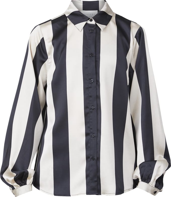 SISTERS POINT Gada-sh30 - Blouse - Zwart/Champagne - Maat S