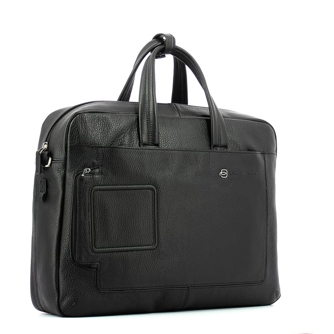 Dubbele handgreep laptoptas Vibe 15.6 Piquadro NERO