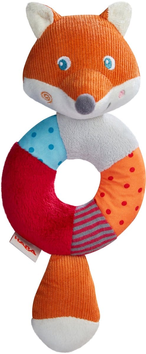Haba Rammelaar Foxie Junior 23 X 9,5 Cm Polyester Oranje/rood