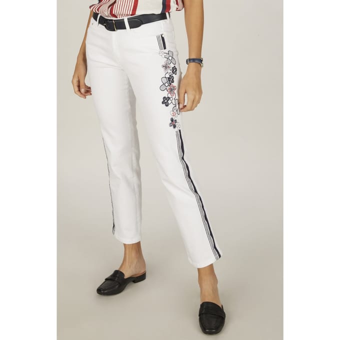 River Woods Regular Waist Straight Cropped Taglia: W25 | Pantaloni Outlet | Donna