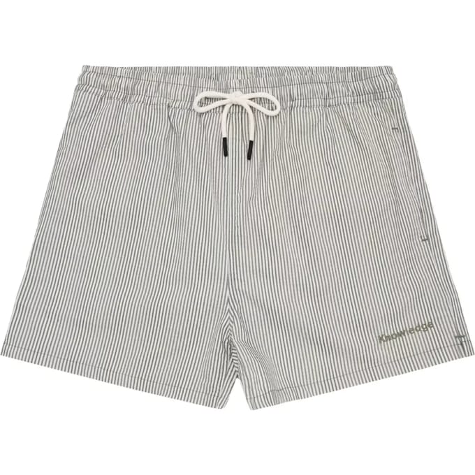 Zwemshort KnowledgeCotton Apparel Seersucker